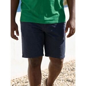 Men's 36 Super Stretch Navy Blue Casual Shorts St John's Bay Summer Vacation